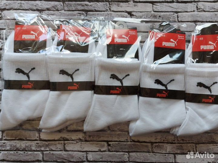 Носки Nike Fila Adidas Reebok