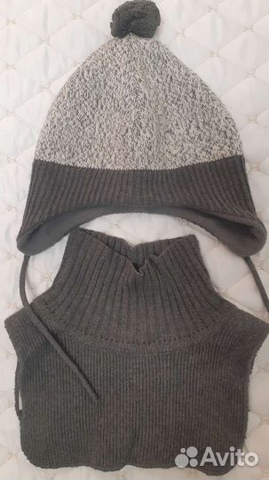 Комплект шапка и шарф для мальчика