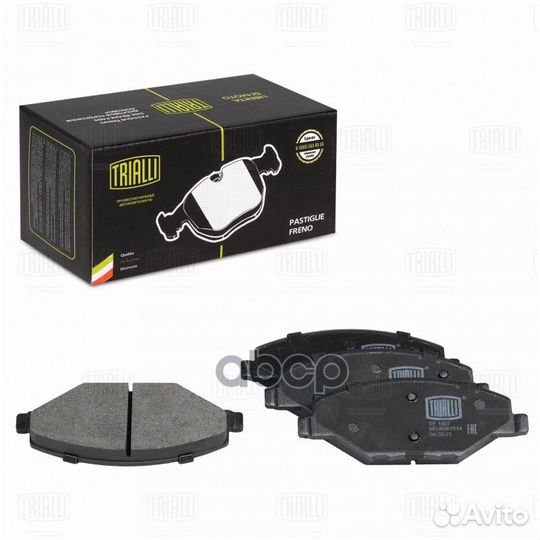 Колодки тормозные дисковые перед PF1807 Tri