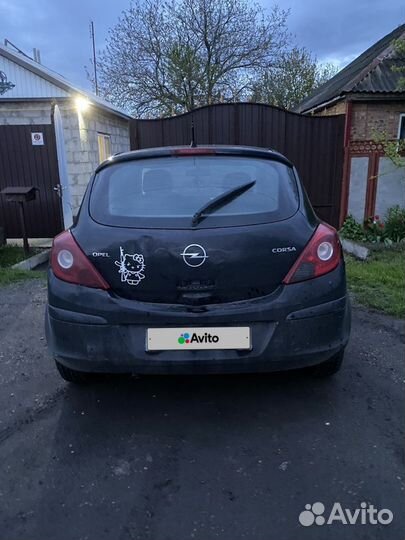 Opel Corsa 1.0 МТ, 2007, битый, 238 000 км