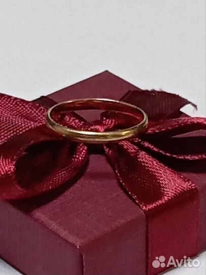 Золотое обручальное кольцо /585/ Т22183