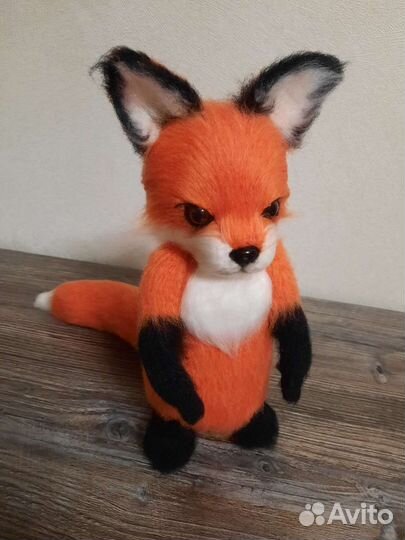 Тигр,Лиса, Кролик ручная работа вязаные игрушки