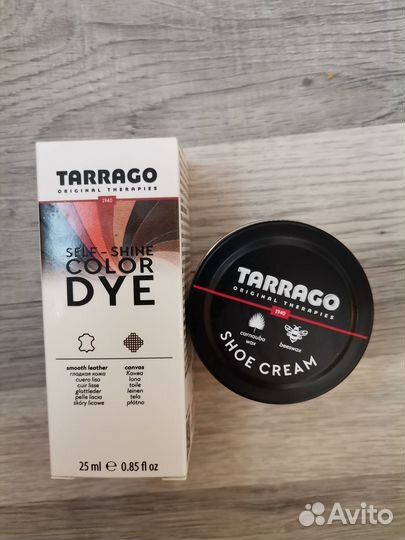 Tarrago крем для обуви и краска для кожи