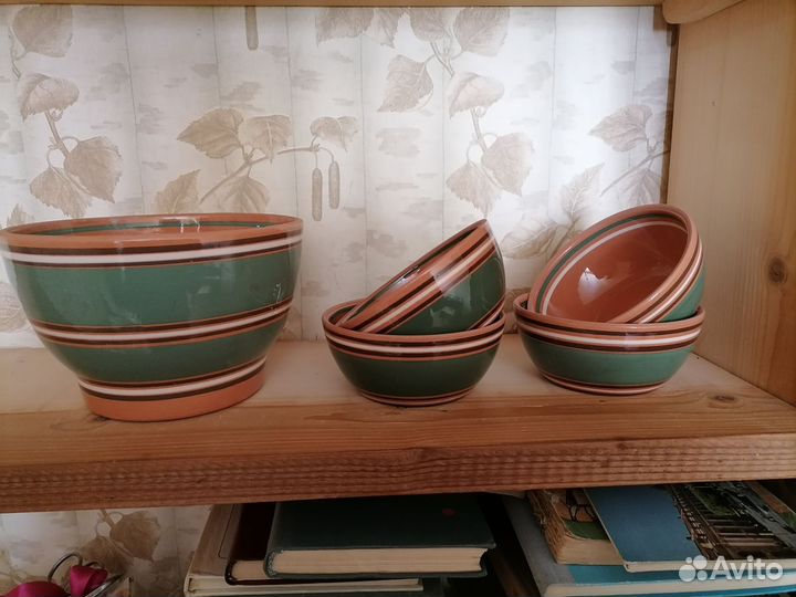 Набор салатник ов керамика