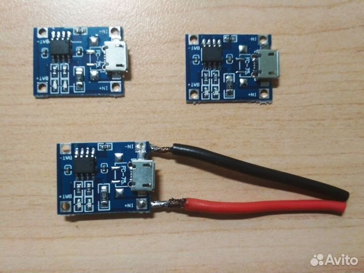 Контроллер заряда TP4056 Micro USB