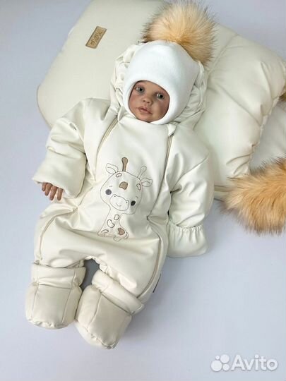 Зимний комплект на выписку для новорожденных