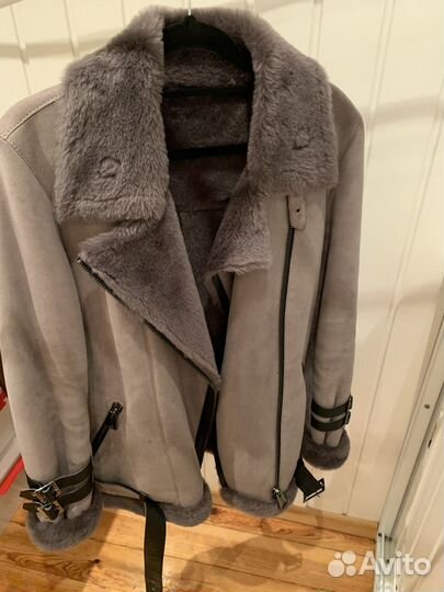 Дубленка женская зимняя 44 46
