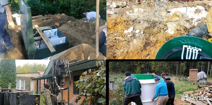 Обустройство скважины Водоснабжение кессон