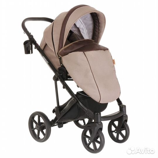 Коляска 2 в1 Сonfort Капучино+Кожа 12.5 кг