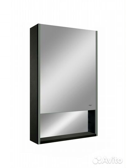 Зеркало-шкаф Reflection Box Black LED 500х800 RF2