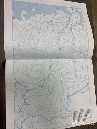 Контурная карта по географии 8 класс