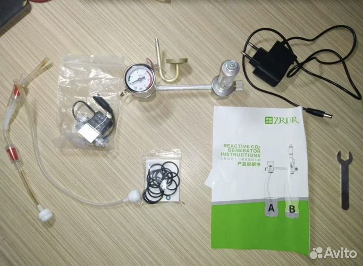 Комплект для подачи Co2 в аквариум