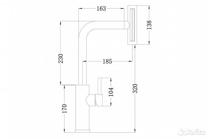 Смеситель SH 092 PVD grafit