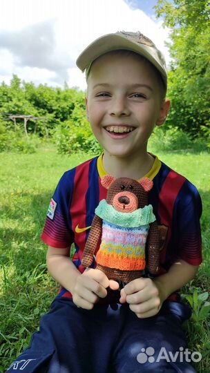 Игрушка амигуруми Мишка