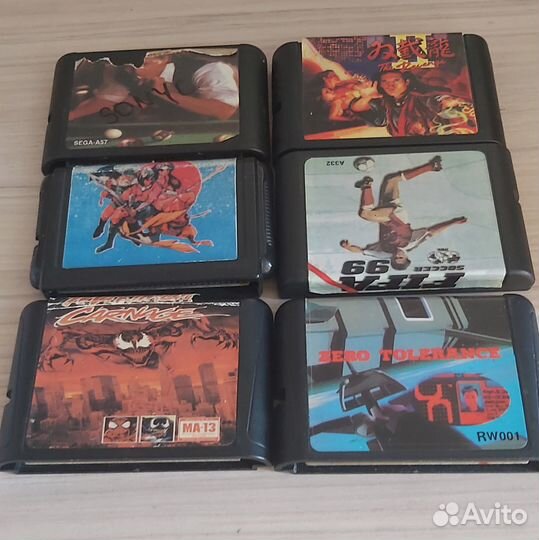 Картриджи для sega