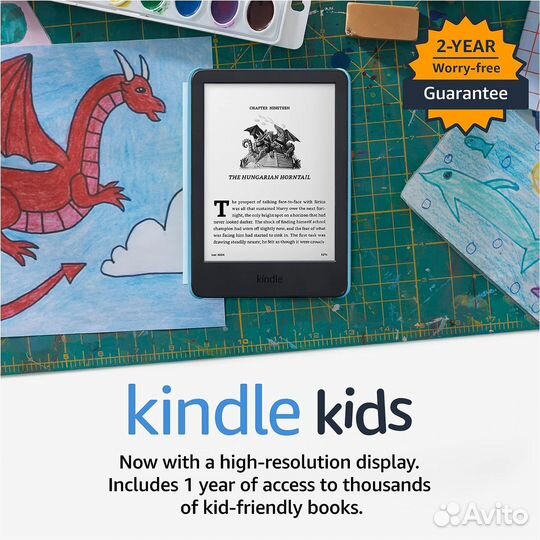 Новая USA Kindle Paperwhite Kids 11Gen (2022) 16Gb