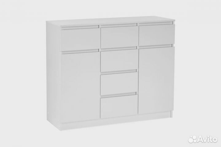 Царапины, сколы на углах. Комод Woodville мадера к