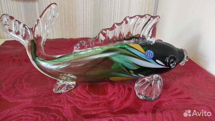 Рыбка цветное стекло гхз
