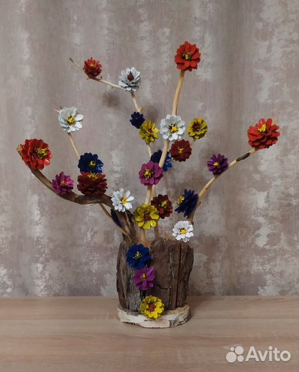 Поделка для школы и сада из природного материала