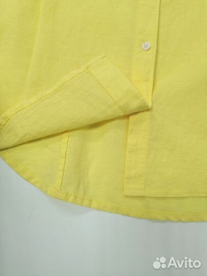 Новая женская рубашка J Crew S (44) лён/хлопок