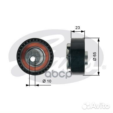 Натяжной ролик привода грм PowerGrip T43228 Gates