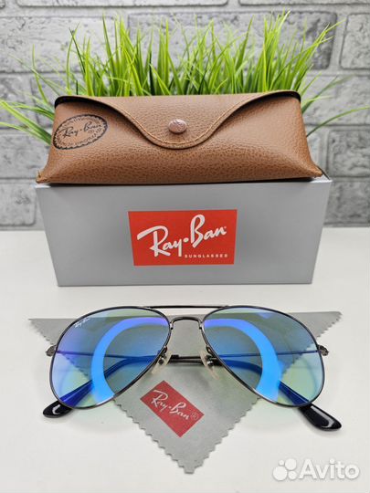 Очки Ray Ban Aviator Dark Ocean