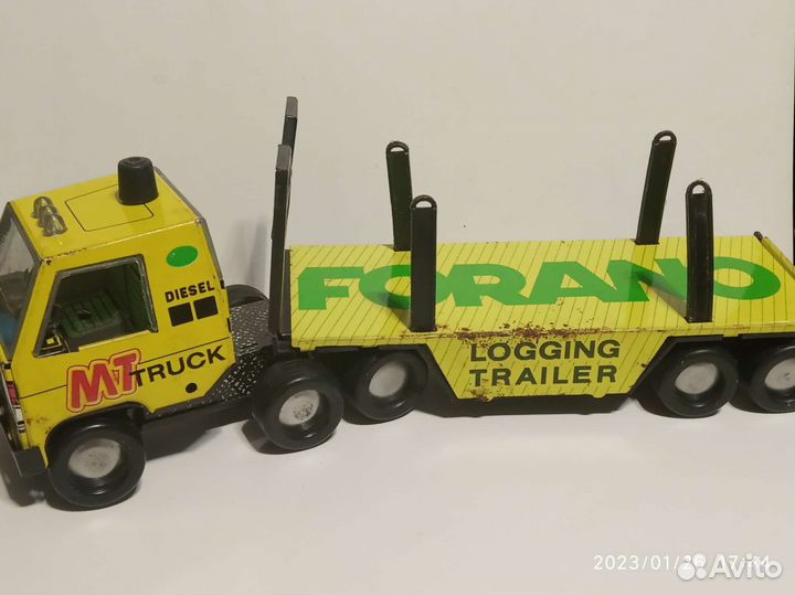 Машинка триг мт-04 радуга Пышма СССР лесовоз
