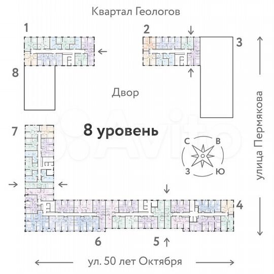 4-к. квартира, 114,4 м², 8/25 эт.