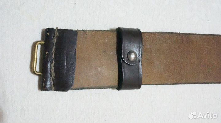 Ремень солдатский кожаный СССР оригинал 1984 год