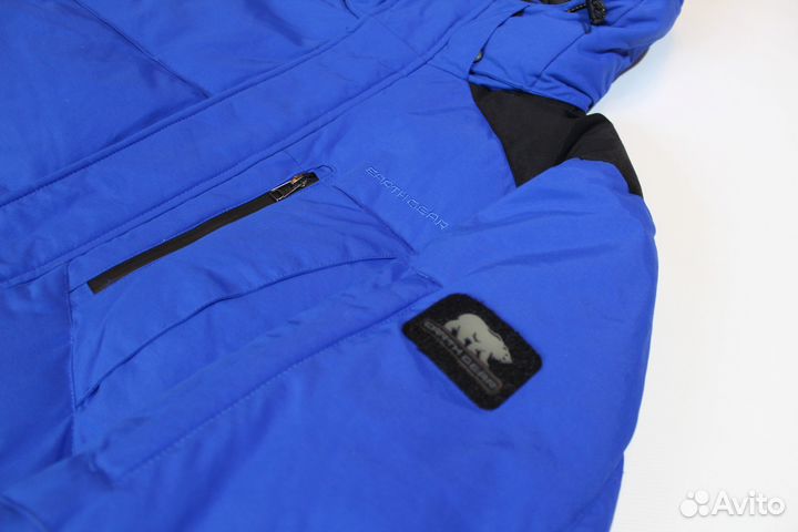 Куртка Пуховик Оригинал Earth Gear Blue (L, XL)