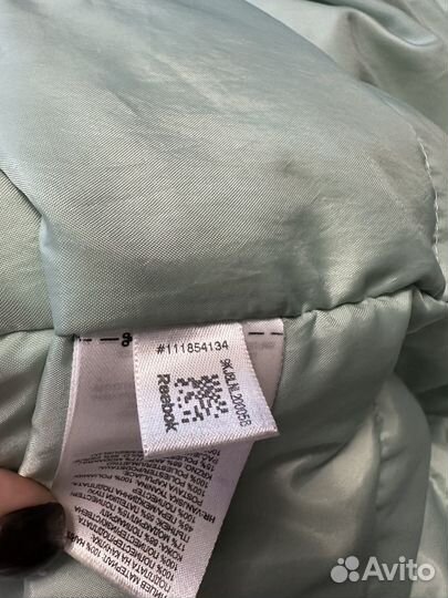 Зимняя парка пуховик reebok оригинал 42 44 46