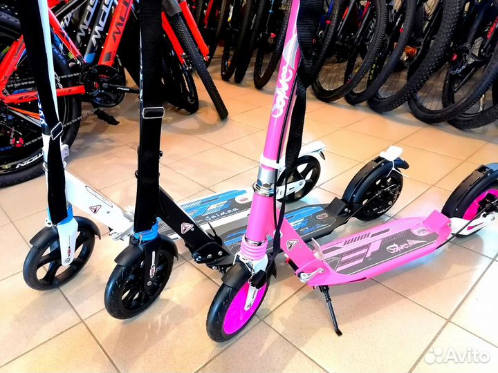 Самокат 200мм с дисковым тормозом