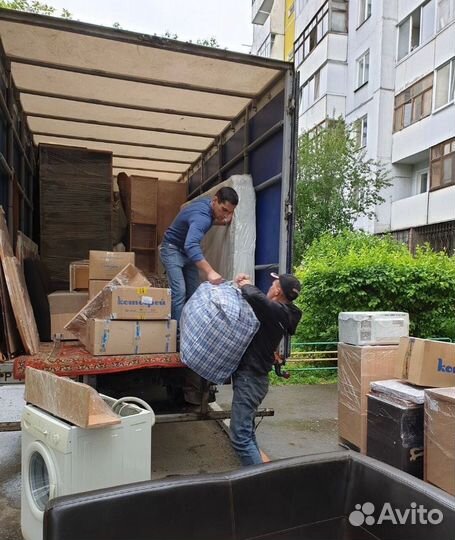 Грузоперевозки газель с грузчиками переезд