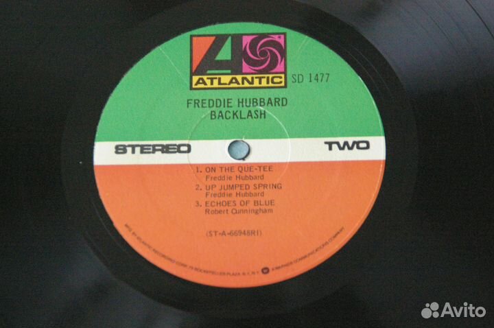 Пластинка Freddie Hubbard Backlash USA jazz