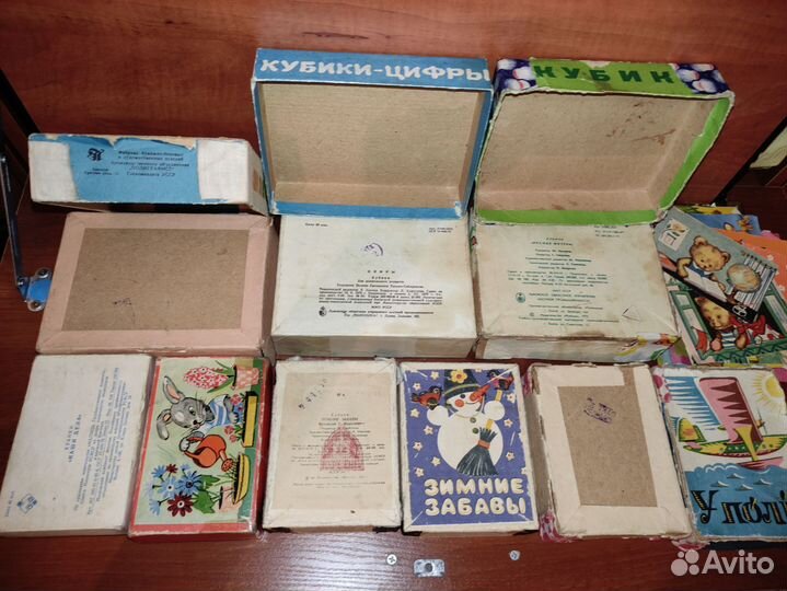 Кубики разные игры СССР