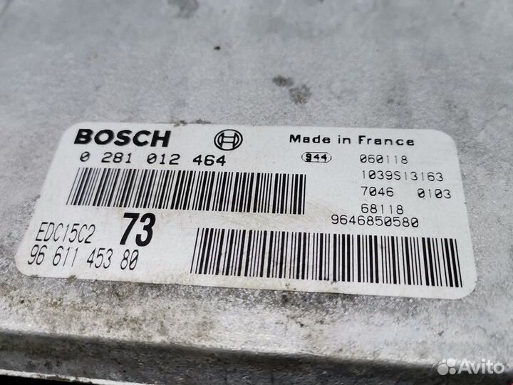 Блок управления двигателем Fiat Ulysse