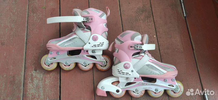 Роликовые коньки детские раздвижные