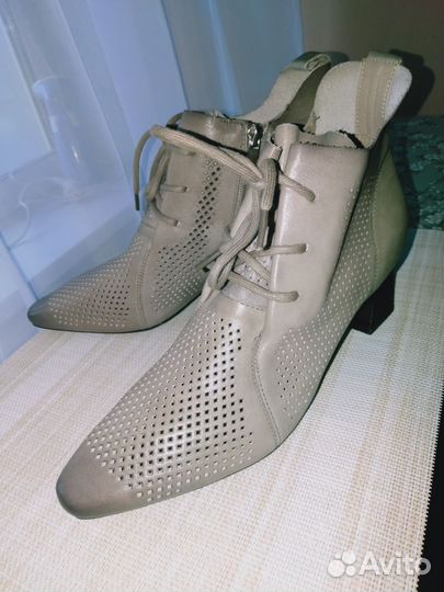 Ботильоны натуральная кожа 39