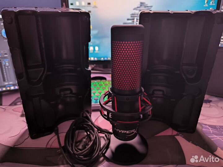 Микрофон hyperx quadcast