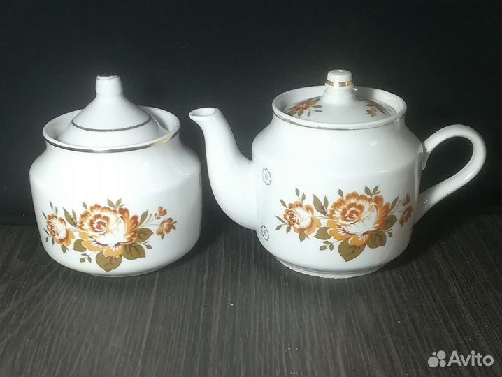 Чайник и сахарница Вербилки СССР и другие