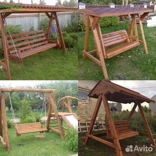 Мельница садовая, качели садовые