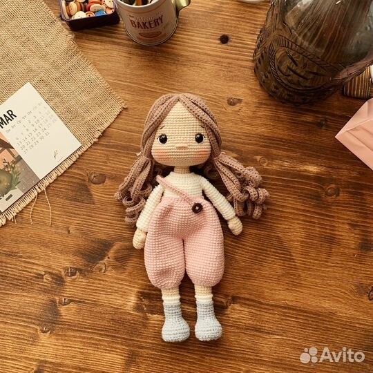 Вязаные куклы, ручная работа