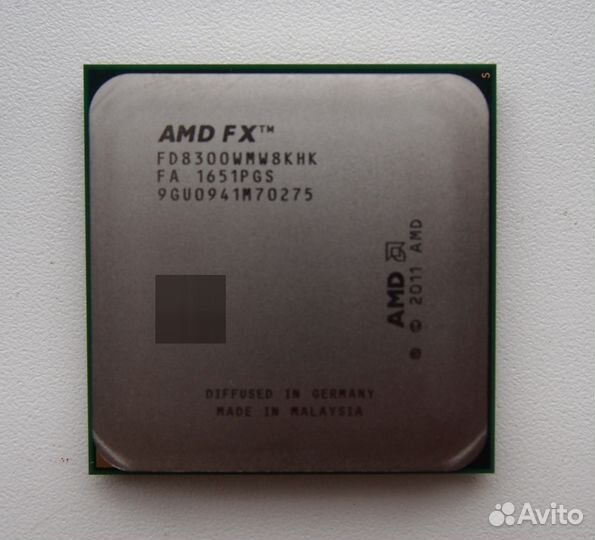 FX8300 8 ядер 4.2GHZ, TDP95W, AM3+ сокет