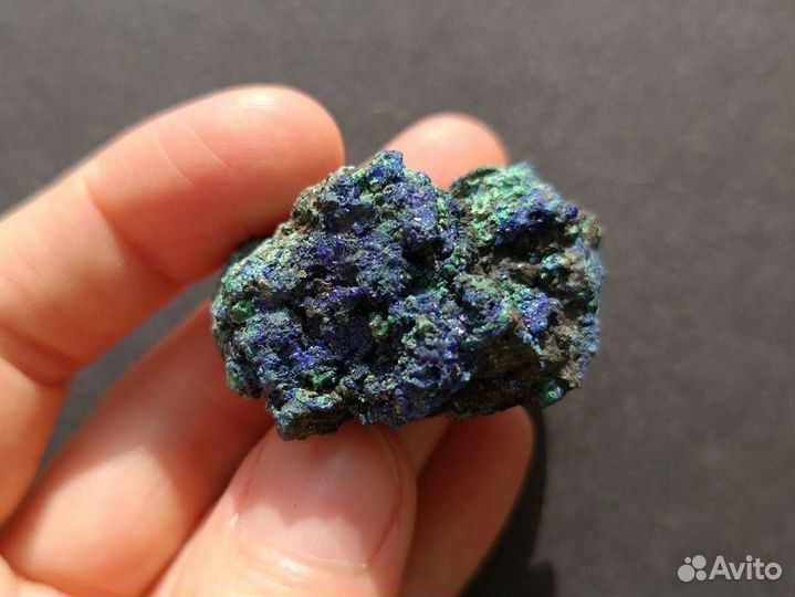 Азурит с малахитом - Россия