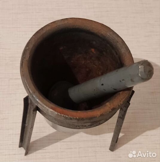 Ступка и пестик чугунные