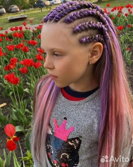 Афрокудри-Афрокосы-Голливудское наращивание волос