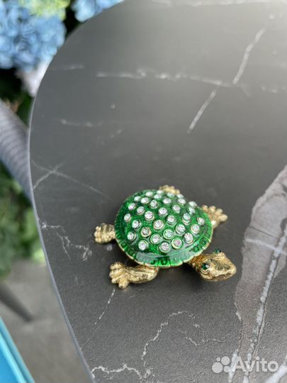 Статуэтка шкатулка черепаха