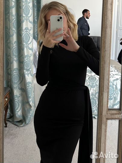 Платье s,m черное