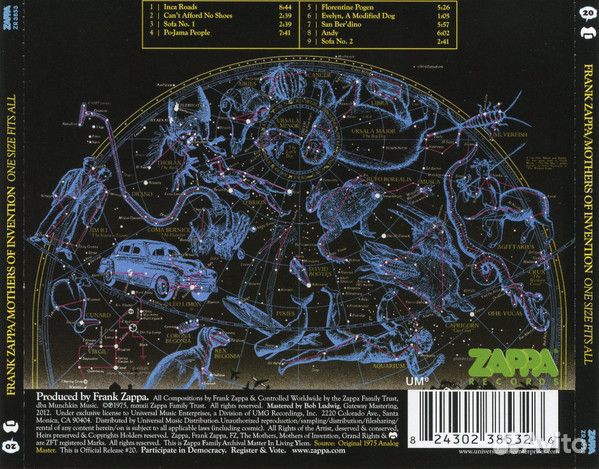 Frank Zappa - One Size Fits All (CD)