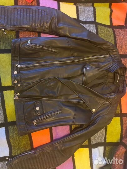 Кожаная куртка женская косуха